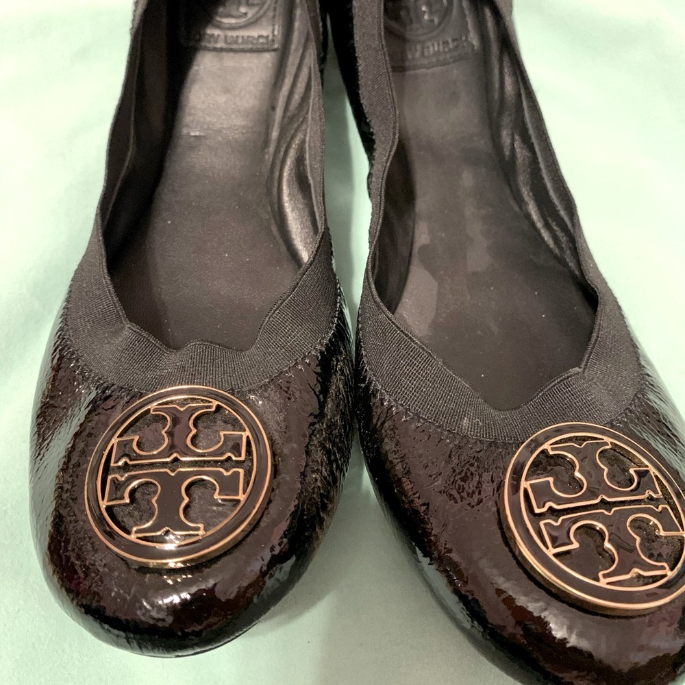 Black Tory Burch ballet flats